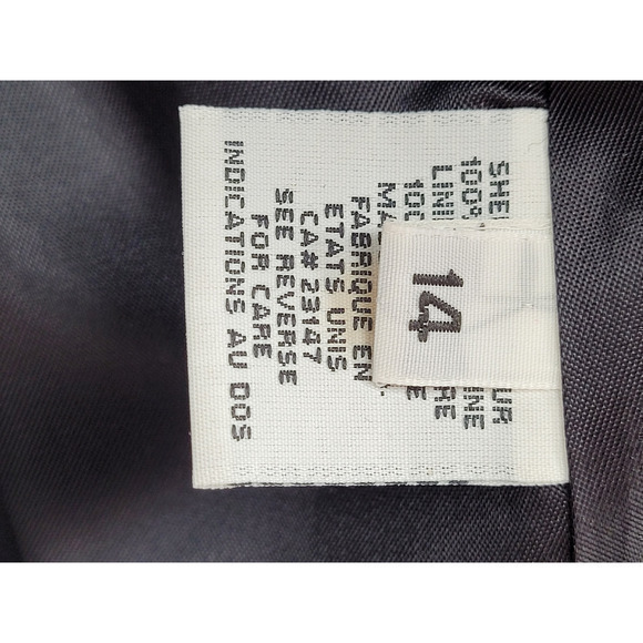 Vintage‎ Talbots Blue Double Breasted Academia Peacoat - Picture 13 of 15